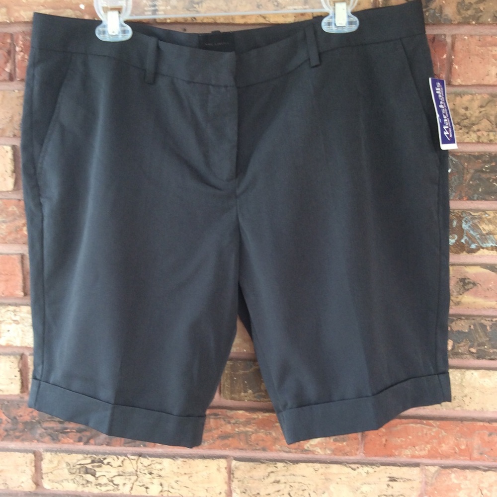 The Limited Cassidy Fit Dressy Bermuda Shorts Gray
